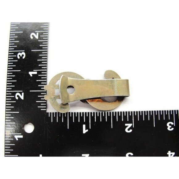 Dollar Sign Money Clip Pennsylvania Stainless Steel Gold Tone Liberty Bell - Picture 4 of 5